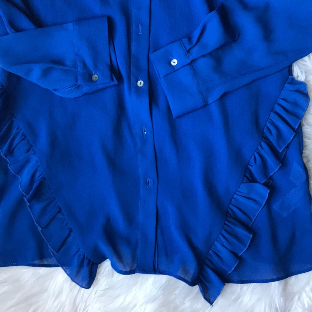 Zara | blouse with ruffles - Picture 3 of 6